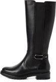 Tamaris - Femme - Bottes - Noir - Cuir - Hauteur du talon 3-4 cm - Fermeture éclair