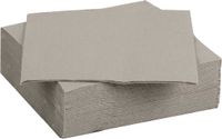 Color Party diner/feest servetten - 30x - beige - 38 x 38 cm - papier - 3-laags