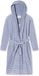 SCHIESSER dames Feather Terry Badjas - Grijs gestreept - Maat XL