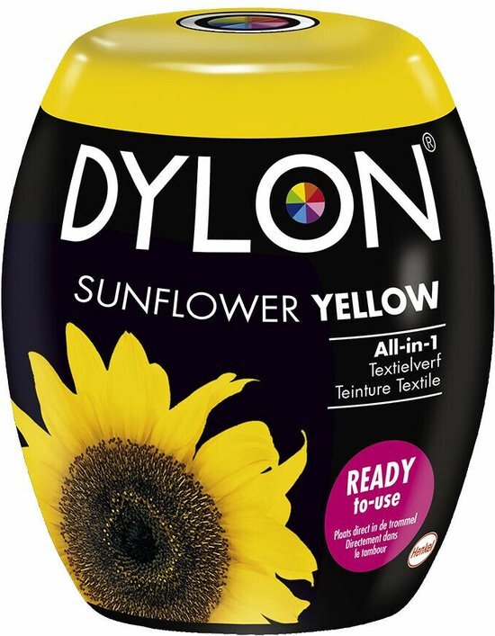 DYLON Wasmachine Textielverf Pods - Yellow Sunflower - 350g