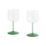 Hay Verre à vin tint Vert Verre borosilicaté