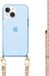 xoxo Wildhearts iPhone 13 hoesje met koord - Blauw
