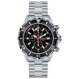 Chris Benz CB-C300X-S-MB Duikershorloge Unisex Quartz Zilverkleurig Staal