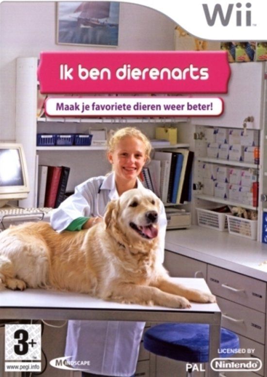 1C Ik ben Dierenarts Jij maakt de leukste dieren weer beter! Nintendo Wii
