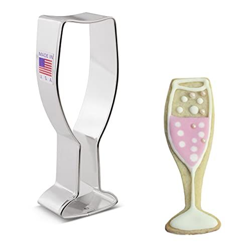 Ann Clark Cookie Cutters Champagneglas koekjessnijder, 4.2" - 0817816026069