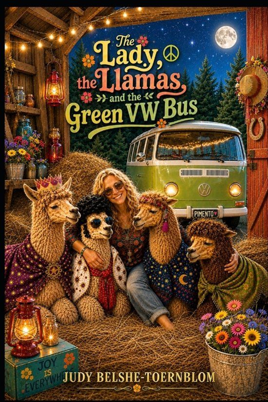 The Independently Published The Lady, The Llamas, and The Green VW Bus