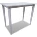 VidaXL Table de bar bois blanc 110x60x90.8 cm
