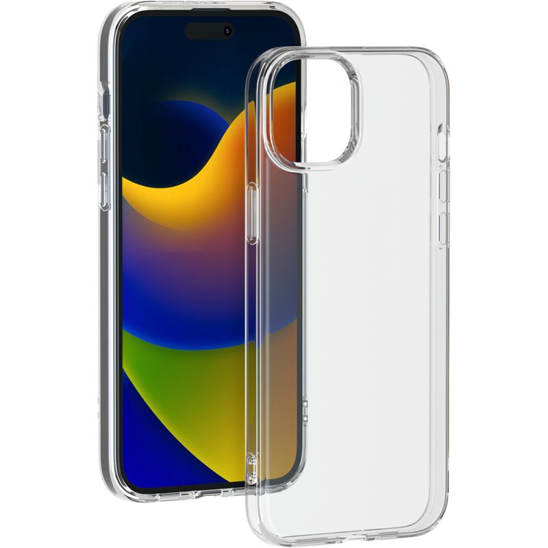 Bigben Connected SILITRANSIP15PL Transparant Hoesje voor iPhone 15 Plus