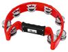 XDrum TM-1 Hand Tambourijn Rood, Frame en handvat van kunststof