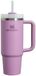 Stanley Quencher H2.0 beker met handvat en rietje, 30 oz | Twist On 3-weg deksel | bekerhouder compatibel voor reizen | geïsoleerde roestvrijstalen beker | BPA-vrij | lila