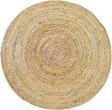 Merkloos Alhambra Natuurlijk Vloerkleed Rond, Jute, Bruin, 100x100cm