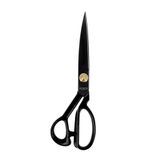BOHIN France - BOHIN France Hoog koolstofgehalte, staal, zwart (25,5 cm), professionele naaischaar met rubber bekleed handvat - 1 stuk
