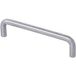 Gedotec GEOS 10 Poignée de meuble en acier inoxydable brossé, courbe, Ø 10 mm, 170 x 10 x 160 mm