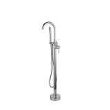 Fortifura Calvi vrijstaande badkraan 113cm met handdoucheset - chroom SW377817
