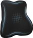 vidaXL Coussin de dossier Noir Mousse à mémoire de forme 40 x 40 x 11 cm