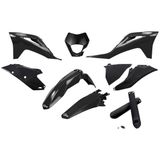 UFO PLAST Complete set zwart gas EC-F 350 2021-2023