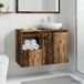 Maison Exclusive Armoire de salle de bain exclusive en bois vieilli, dimensions 30 x 41 x 50 cm, fabriquée en matériau composite en bois