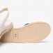 NeroGiardini Sparta Tr Terralba 7956 Nat Sandalen Dames Wit Leer Platte Sandalen Maat 38
