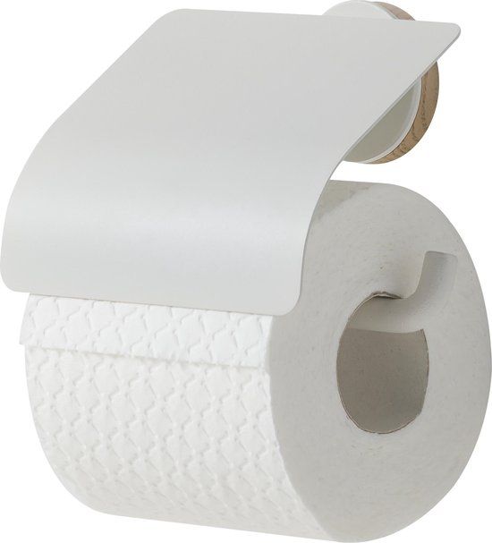 Tiger Urban Toiletrolhouder met klep - Wit