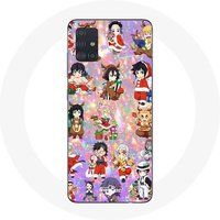 Maniacase Hoesje voor Samsung Galaxy A51 5G Demon Slayer Merry Christmas Poster