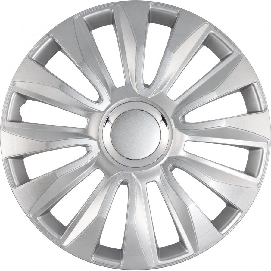 Avalone Pro 15-inch Silver + Chrome Ring Set