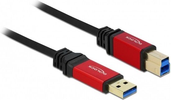 Delock Premium - USB-kabel - USB type A (M) naar USB Type B (M) - USB 3.0 - 2 m - zwart