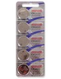 Hoogwaardige Maxell Hoogwaardige knoopcel Maxell CR2032 5er blister, 3,0 volt, lithiumbatterij, batterij