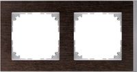 Schneider Electric Afdekraam M-Pure Decor 2V - Hout Wenge - Systeem M