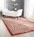 Safavieh INF587 Vloerkleed voor woonkamer modern 120 x 180 cm geel/rood