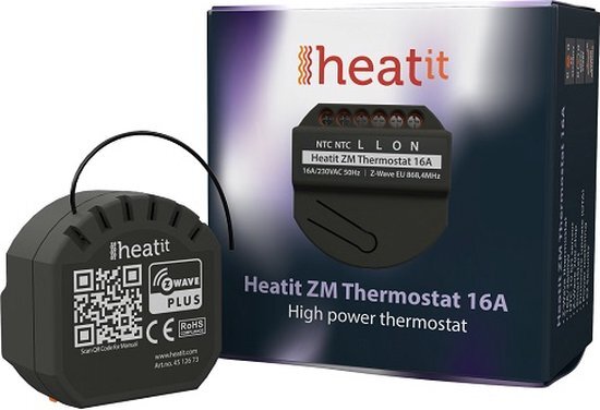 Heatit Thermostaat Elektrische Vloerverwarming Z-Wave Plus