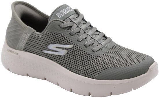 Skechers Go Walk Flex - Grand Entry Dames Instappers - Groen - Maat 36 - Vrouwen - Textiel - Lage sneakers