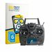 BROTECT Screenprotector 6 Stuks voor Graupner MZ-10 HOTT Beschermglas transparant