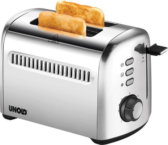 Unold 2-Slices Retro Toaster - Stainless Steel