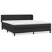 vidaXL Boxspringbed met matras, kunstleer, zwart, 180x200 cm