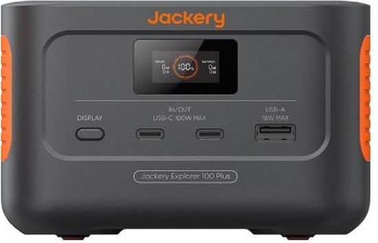 Jackery Explorer 100 plus - Draagbare Powerbank - 99Wh - Zwart