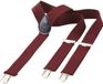Jan Vanderstorm herren Bretels - 130 - donkerrood - Plus Size