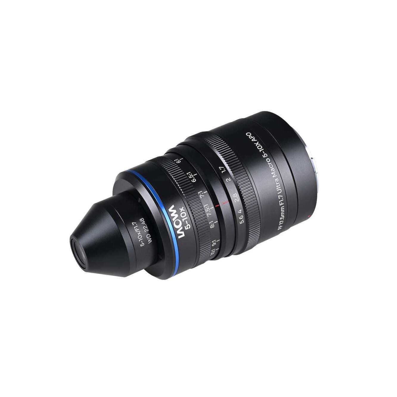Laowa Aksen 17.5mm f/1.7 5-10x Ultra Macro APO Canon EF-mount objectief
