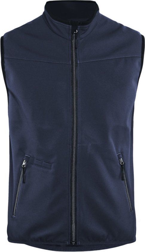 Blåkläder Blaklader Softshell bodywarmer 3850-2516 - Donker marineblauw/Zwart - XXXL