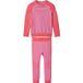 LUPILU® Sous-vêtements fonctionnels sans coutures pour enfants, 2 pièces. (Rose, 98/104)