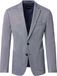 CASAMODA VENTI City Herren Sakko Revers Casual-Fit Stretch Bi-Color Blau 27