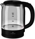Blaumann Waterkoker Zwart/Zilver 1.7L met Filter en Antislip