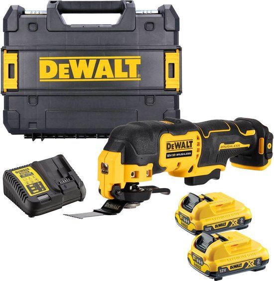 DeWALT DCS353D2 Accu Multitool 12V XR 2.0Ah + TSTAK - Oscillerend