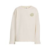 Me & My Monkey rechtvallende longsleeve met backprint - ecru