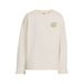 Me & My Monkey rechtvallende longsleeve met backprint - ecru