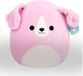 Squishmallows - Peluche grande (Peggy Sue - Golden Retriever rose avec ventre blanc) - Peluche 40cm