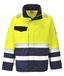 Portwest MV25 Hi-Vis Modaflame Jack Sterke Messing Rits Multinorm Polyester