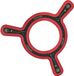 Eurekakids Boomerang Frisbee voor Kinderen Rood