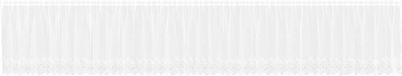 vidaXL Lacegordijn Wit 80 x 900 cm Polyester