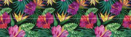 Ambiance Sticker Zelfklevende trap, tegels, trap, tropische trap, heilige barthelemy, zelfklevend, voor trappen, cementtegels, 2 stroken van 41 x 143,5 cm