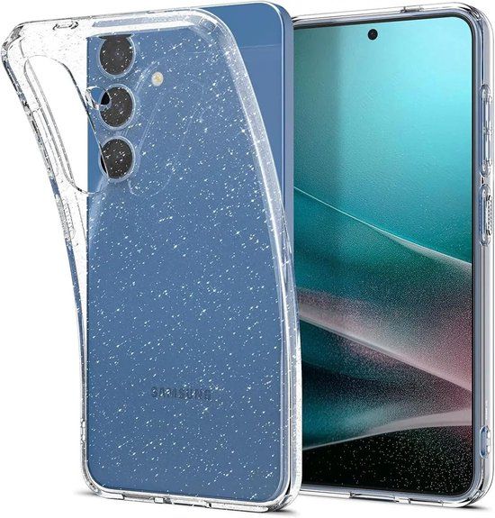 Spigen Liquid Crystal Hoesje Geschikt voor Samsung Galaxy S25 - Back Cover TPU Glitter